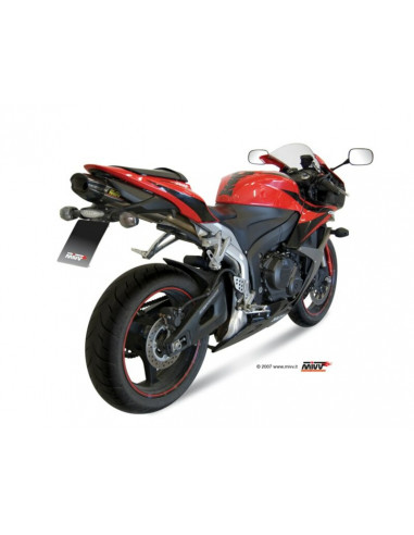 Silencieux MIVV Suono inox/casquette carbone Honda CBR600RR