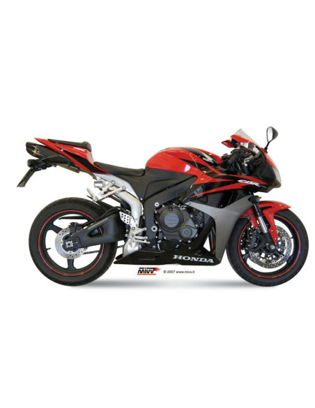 Silencieux MIVV Suono inox/casquette carbone Honda CBR600RR