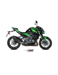 Silencieux MIVV Suono inox noir/casquette carbone Kawasaki Z900 2