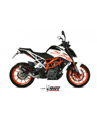 Silencieux MIVV GP Pro inox noir KTM Duke 125/390