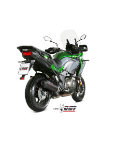 Silencieux MIVV Oval carbone/casquette carbone Kawasaki Versys 1000 2