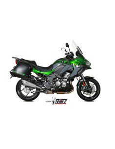 Silencieux MIVV Delta Race inox/casquette carbone Kawasaki Versys 1000 2