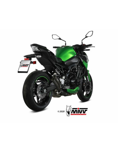 Silencieux MIVV Double Gun Steel Black Kawasaki Z900