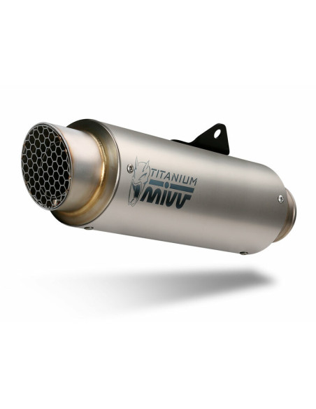 Silencieux MIVV GP Pro titanium/casquette inox BMW G310GS