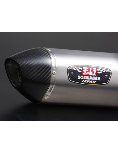 Silencieux YOSHIMURA R-77S inox/casquette carbone Kawasaki Z900RS/Cafe