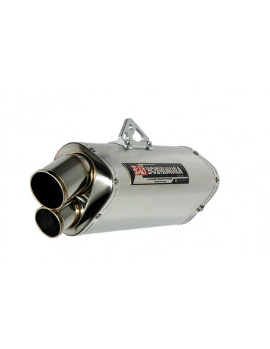 SILENCIEUX DE RECHANGE GAUCHE YOSHIMURA TRI-OVAL 2 INOX POUR SUZUKI