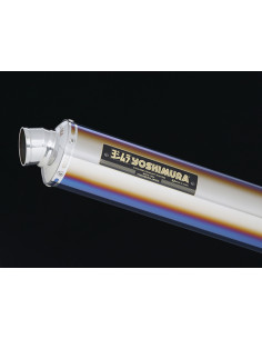 Silencieux YOSHIMURA Brevis Street Sports inox titanium bleu/casquette inox Kawasaki Z900RS