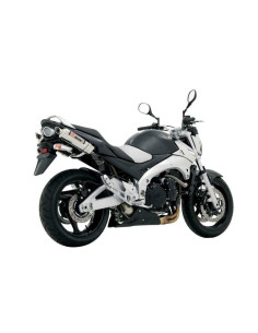 SILENCIEUX DE RECHANGE GAUCHE TRI-OVAL TITANE YOSHIMURA POUR SUZUKI