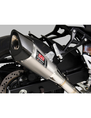 Silencieux YOSHIMURA R11 inox/casquette carbone Suzuki GSR-750