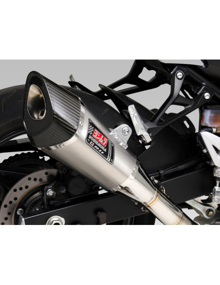 Silencieux YOSHIMURA R11 inox/casquette carbone Suzuki GSR-750