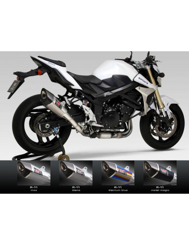 Silencieux YOSHIMURA R-11 Metal Magic Suzuki GSR750 (en Suisse non homologué)