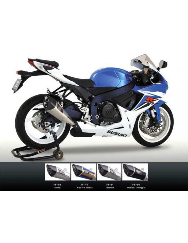 Silencieux Yoshimura R11 Inox Suzuki GSX-R 600/750