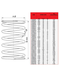 Kit 9 ressorts SP MALOSSI Racing embrayage d'origine, Fly & DELTA Clutch 2