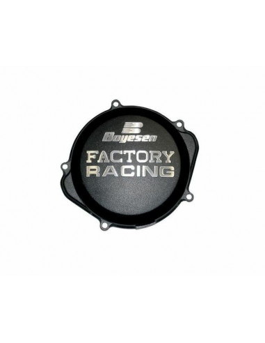 Couvercle de carter d'embrayage BOYESEN Factory Racing noir Honda CRF450R