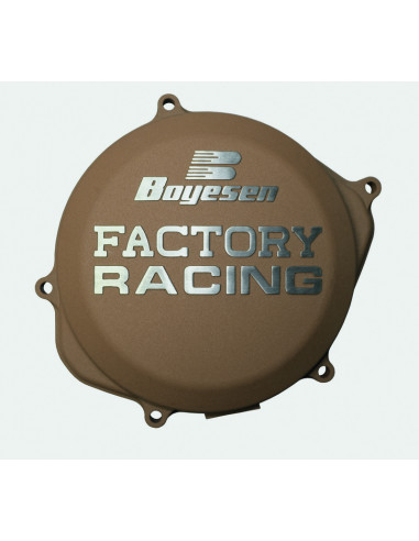 Couvercle de carter d'embrayage BOYESEN Factory Racing magnésium Kawasaki KX250