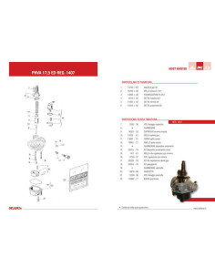Carburateur DELL ORTO PHVA ED Ø17,5mm 2