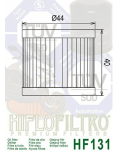Filtre à huile HIFLOFILTRO - HF131 2
