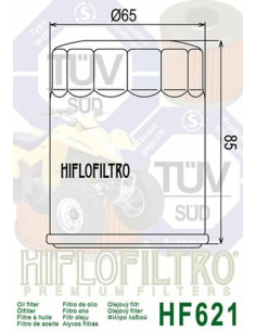 Filtre à huile HIFLOFILTRO - HF621 Arctic Cat 2