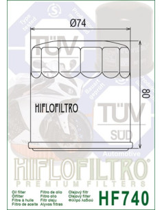 Filtre à huile HIFLOFILTRO - HF740 Yamaha 2