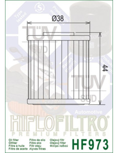Filtre à huile HIFLOFILTRO - HF973 Suzuki UK110 2