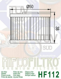 Filtre à huile HIFLOFILTRO - HF112 2