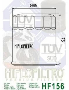 Filtre à huile HIFLOFILTRO - HF156 KTM 2