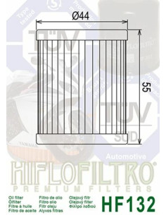 Filtre à huile HIFLOFILTRO - HF132 2