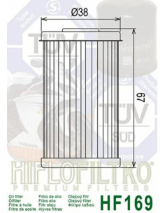 Filtre à huile HIFLOFILTRO - HF169 Daelim 2