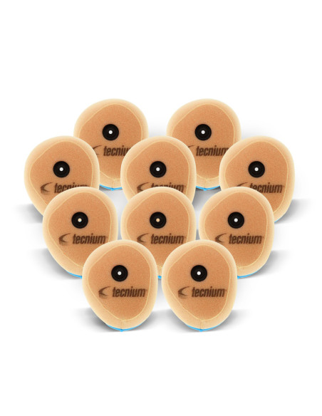 Kit de 10 filtres à air TECNIUM - Kawasaki KX250F/450F