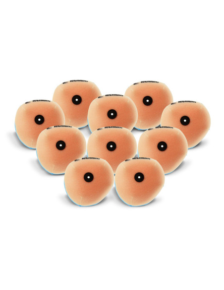 Kit de 10 filtres à air TECNIUM - Suzuki RM-Z250/450