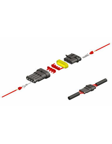 Jeu de connectiques génériques 3 voies - 5 jeux complets