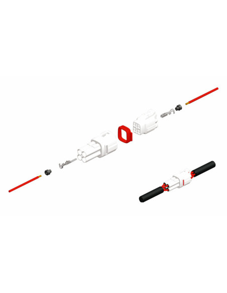 Cosse femelle série 090 SMTO BIHR Ø0,85mm²/1,25mm² - 50pcs