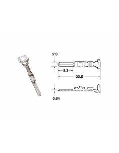 Cosse femelle série 090 SMTO BIHR Ø0,85mm²/1,25mm² - 50pcs