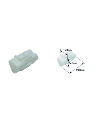 Connectique électrique mâle étanche TOURMAX type 090 (FRS)