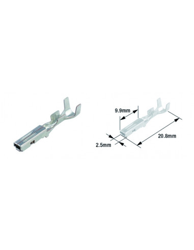 Cosse femelle électrique TOURMAX type 060 (FRM)