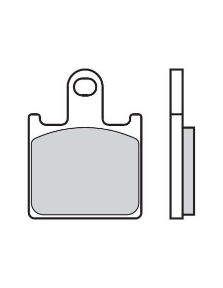 Plaquettes de frein BREMBO route/sport métal fritté - 07KA28SR