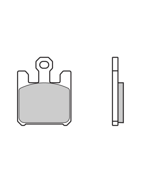 Plaquettes de frein BREMBO type 07SU26 SR métal fritté - sport