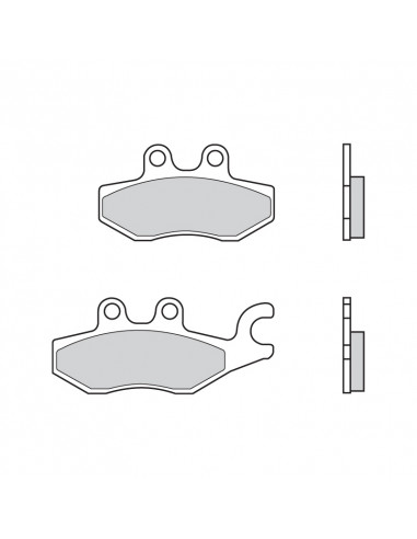 Plaquettes de frein BREMBO Scooter métal fritté - 07060XS