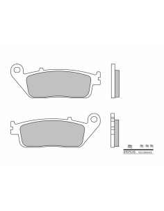 Plaquettes de frein BREMBO Scooter métal fritté - 07075XS
