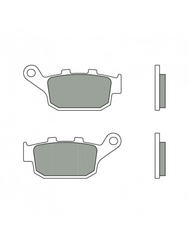 Plaquettes de frein BREMBO route métal fritté - 07HO53SP