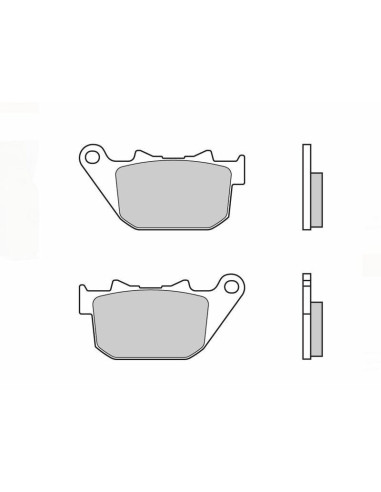 Plaquettes de frein BREMBO route métal fritté - 07HD14SP