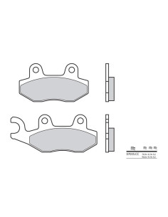 Plaquettes de frein BREMBO Scooter carbone céramique - 07035CC