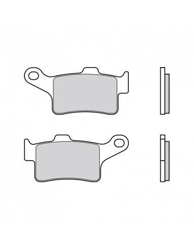 Plaquettes de frein BREMBO route métal fritté - ​07GR88SA