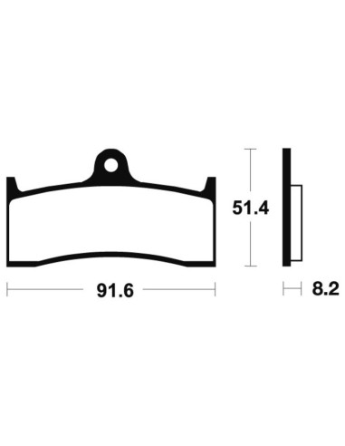 Plaquettes de frein TECNIUM Performance métal fritté - MF176