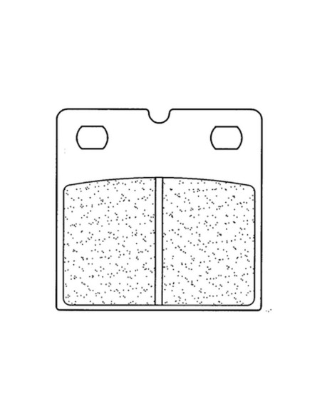 Plaquettes de frein CL BRAKES route métal fritté - 2840A3+