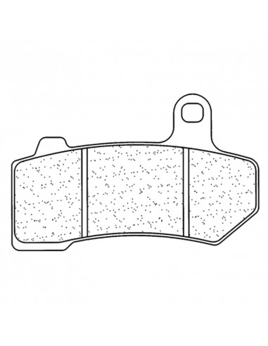 Plaquettes de frein CL BRAKES Racing métal fritté - 1172RX3