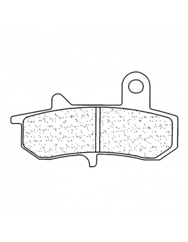 Plaquettes de frein CL BRAKES Racing métal fritté - 2388RX3