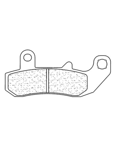 Plaquettes de frein CL BRAKES Racing métal fritté - 2388RX3