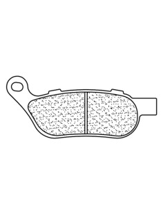 Plaquettes de frein CL BRAKES Racing métal fritté - 1213RX3