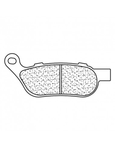 Plaquettes de frein CL BRAKES Racing métal fritté - 1213RX3